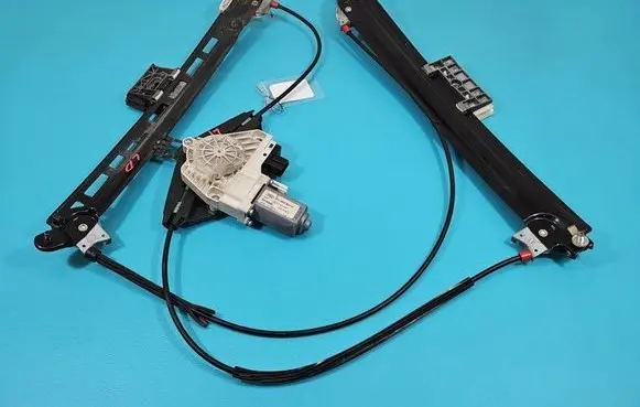Front door window regulator with motor