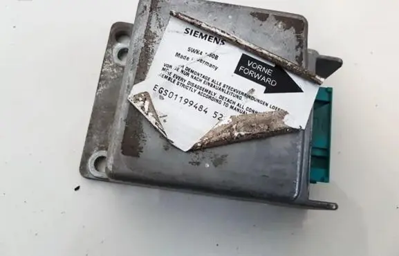 Opel Combo B Airbag control unit/module 09114587 5wk4