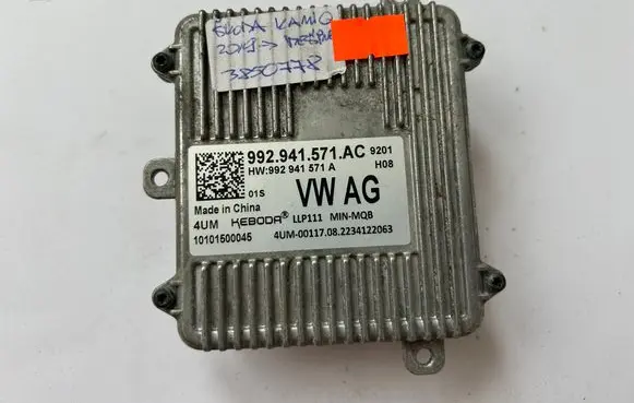Skoda Kamiq Headlight ballast module Xenon 992941571AC 3850778