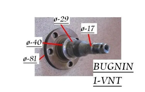Volkswagen PASSAT B2 Stub axle 2T101