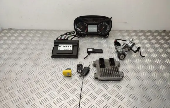 Opel Corsa E Engine ECU kit and lock set 12657461 12642927 13496350