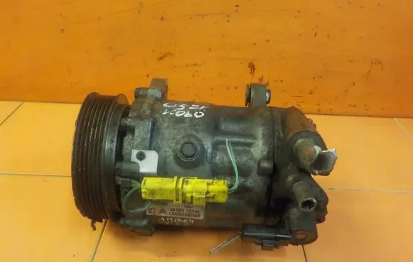 Peugeot 607 Air conditioning (A/C) compressor (pump) 9656572380