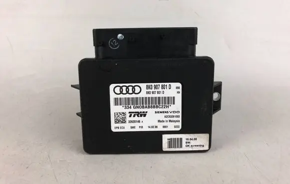 Audi A4 S4 B8 8K Hand brake control module 8K0907801D