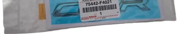 Toyota C-HR I Manufacturers badge/model letters 75442F4021