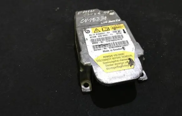 BMW 5 E60 E61 Airbag control unit/module 6577916055701 65.77-9160557-01