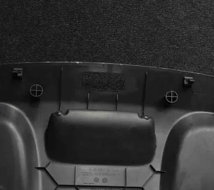 Audi TT TTS Mk2 Tailgate trim 
