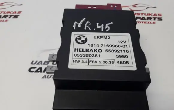 BMW 3 E90 E91 Fuel injection pump control unit/module 1614716996001