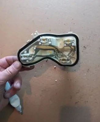 Opel Astra J Tail light bulb cover holder 13306460