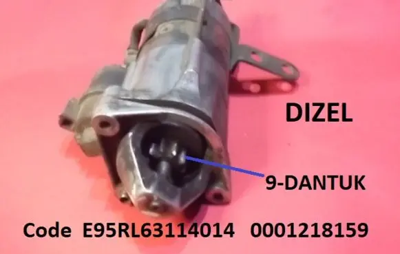 Fiat Ducato Starter motor E95RL63114014 0001218159