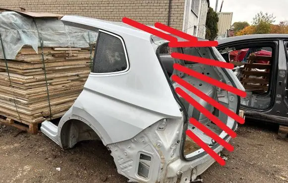 Volkswagen Tiguan Allspace Rear quarter panel 5NL809843