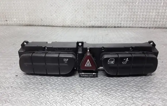 Mercedes-Benz C W203 Hazard light switch 2038214658