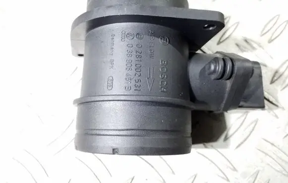 Skoda Octavia Mk2 (1Z) Mass air flow meter 0281002531 038906461B