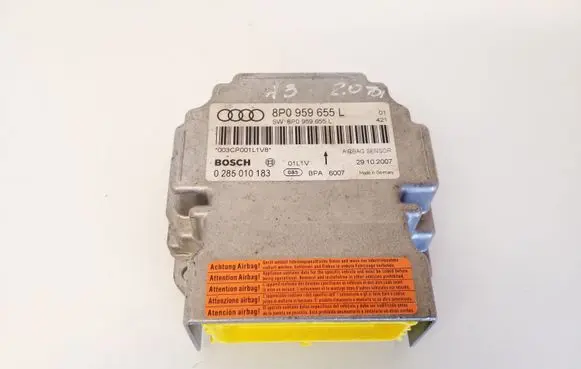 Audi A3 S3 A3 Sportback 8P Airbag control unit/module 8P0959655L 0285010183