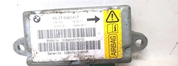 BMW 7 E65 E66 Airbag control unit/module 65.77-6920477