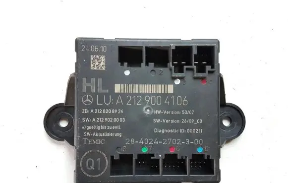 Mercedes-Benz E W212 Door control unit/module A2129004106