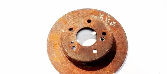 Mercedes-Benz E W210 Rear brake disc neventiliuojamas