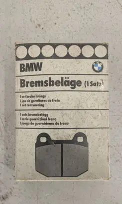 BMW 3 E30 Brake pads (rear) 34211158912 34211154398 1158912