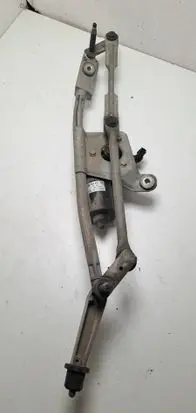 Front wiper linkage and motor