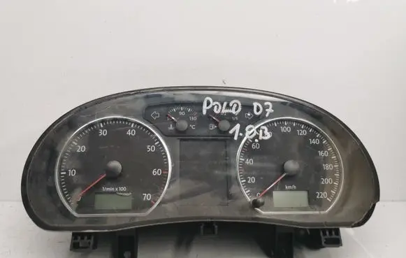 Volkswagen Polo IV 9N3 Speedometer (instrument cluster) 6Q0920802H