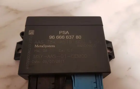 Peugeot 5008 Parking PDC control unit/module 9666663780