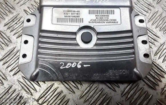 Citroen C6 Suspension control unit/module 9653388480 215853364A