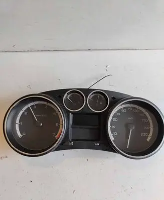 Peugeot 308 Speedometer (instrument cluster) 9665107380