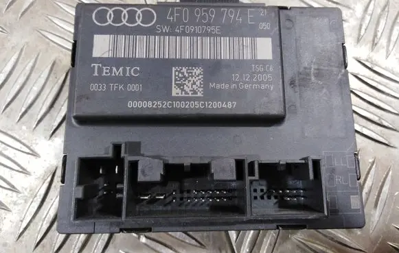 Audi A6 S6 C6 4F Door control unit/module 4F0959794E 4F0910795E