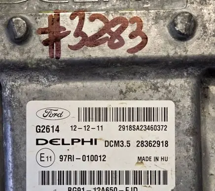 Engine ECU kit and lock set