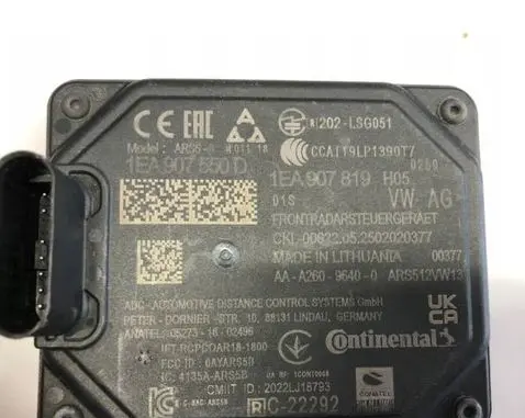 Volkswagen ID.7 Distronic sensor radar B2021SG051 1EA907550D 1EA907819