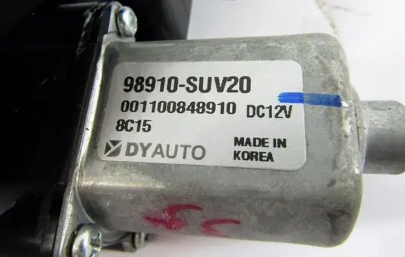 Opel Mokka X Front window lifting mechanism without motor 98910SUV20