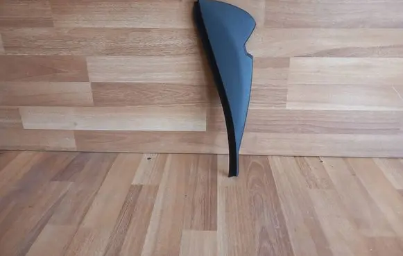 Dashboard side end trim