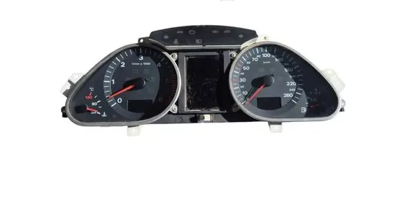 Audi A6 S6 C6 4F Speedometer (instrument cluster) 5550007301 49HD6HL5E