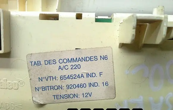 Citroen Xsara Climate control unit 654524A