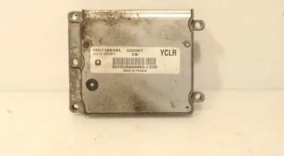 Opel Vectra C Engine control unit/module ECU 12571663AL