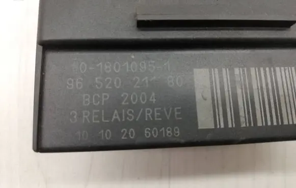 Citroen C3 Picasso Other control units/modules 9652021180