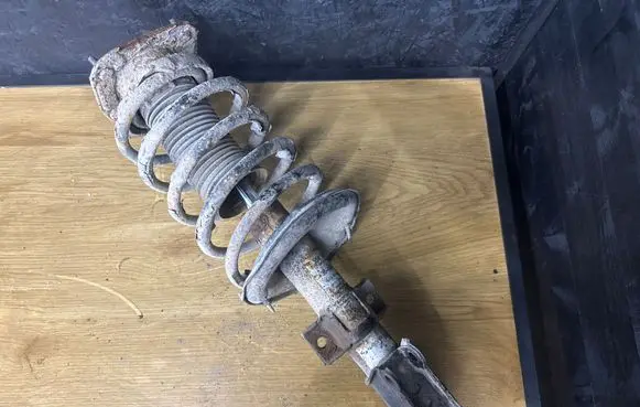 Volvo S80 Front shock absorber with coil spring 554046