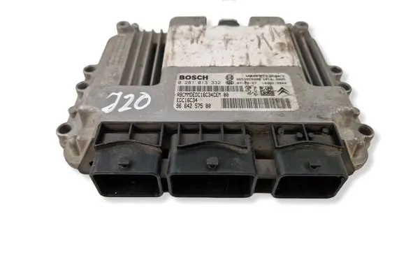 Peugeot 307 Engine control unit/module 9664257580 0281013332