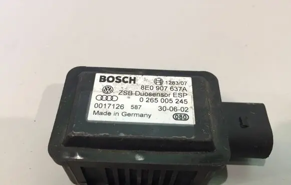 Volkswagen PASSAT B5 ESP acceleration yaw rate sensor 8E0907637A 0265005245 0017126587