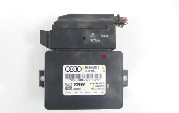 Audi A5 8T 8F Hand brake control module A2C53095155 8K0907801C