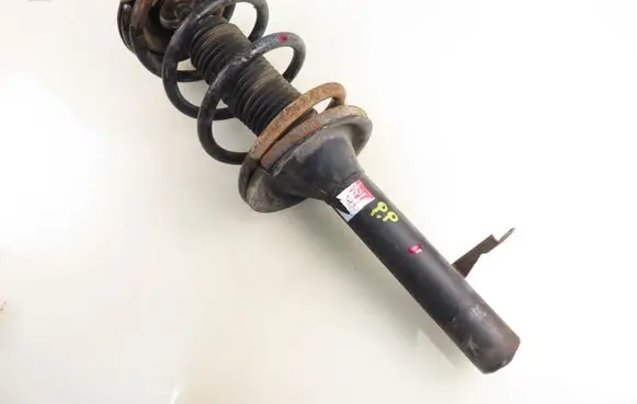 Front shock absorber with coil spring