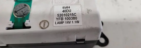 Land Rover Freelander Screen/display/small screen 52010215C