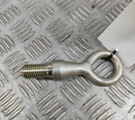 Towing hook eye