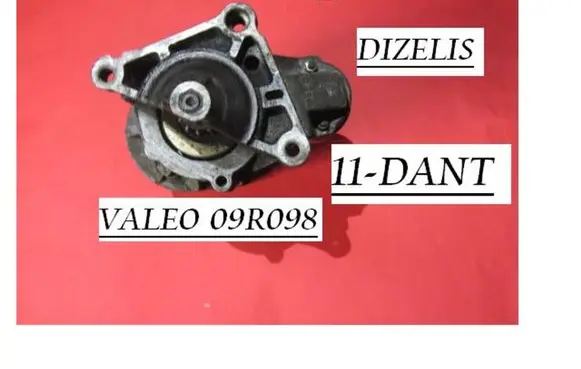 Renault Trafic I Starter motor VALEO09R098