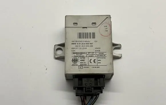 BMW 5 E39 Immobilizer control unit/module 61356905667 60837715 61356905666