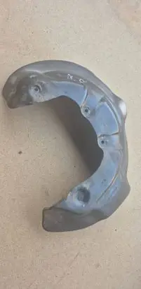 Audi A6 S6 C6 4F Front brake disc dust cover plate 4F0615312A