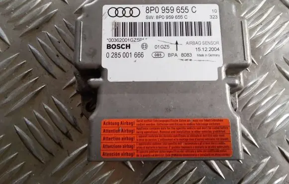 Audi A3 S3 8P Airbag control unit/module 8P0959655C 0285001666 BPA8083