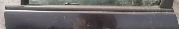 Rear door glass trim molding