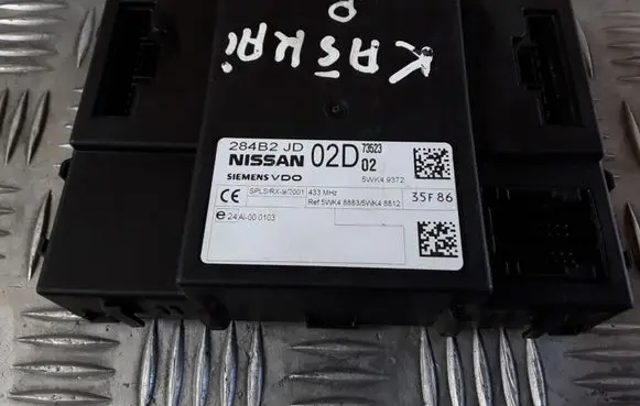 Nissan Qashqai+2 Comfort/convenience module 284B2JD02D 5WK48883 5WK49372