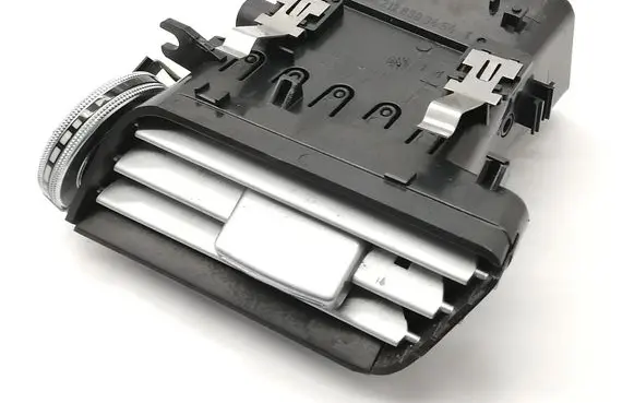 Dashboard air vent grill cover trim