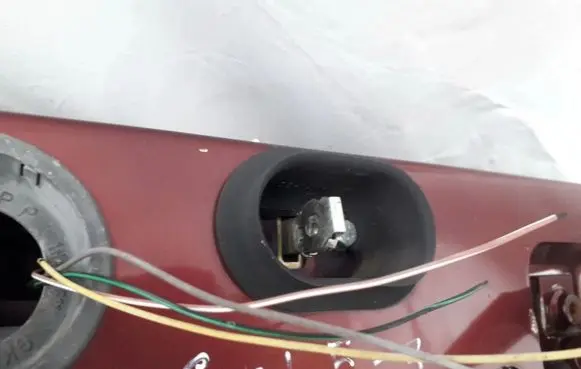 Rear door check strap stopper